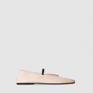 더 로우 여성 엘라스틱 가죽 발레 슈즈 - Tthe Row Womens Elastic Leather Ballet Shoes 