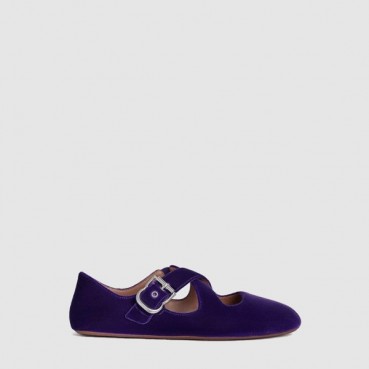 알라이아 여성 발레 플랫슈즈 - Alaia Womens Criss Cross Ballet Flats 