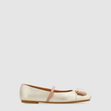 페라가모 여성 뉴 바라 플레이트 발레 플랫 - Ferragamo Womens New Vara Plate Ballet Flats 