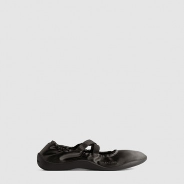 발렌시아가 여성 시부야 플랫 발레리나 슈즈 - Balenciaga Womens Shibuya Flat Ballerina Shoes 