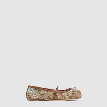구찌 여성 GG 크리스털 구찌 홀스빗 플랫 슈즈 - Gucci Womens GG Crystal Gucci Horsebit Flat Shoes 
