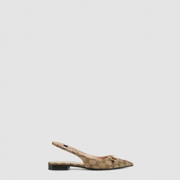 구찌 여성 홀스빗 플랫 슈즈 - Gucci Womens Horsebit Flat Shoes 
