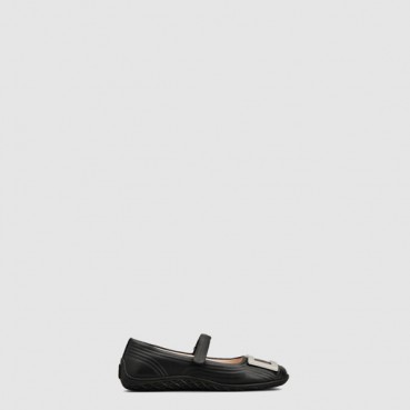 로저비비에 여성 비브 로우 스트랩 발레리나 플랫 - Roger Vivier Womens Viv Low Strap Ballerina Flats 