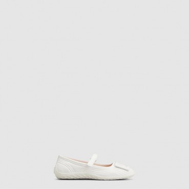 로저비비에 여성 비브 로우 스트랩 발레리나 플랫 - Roger Vivier Womens Viv Low Strap Ballerina Flats 