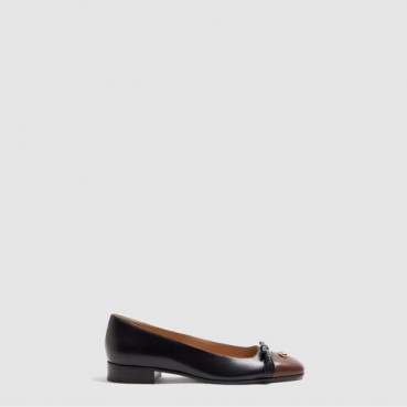 발렌티노 여성 발레 뒤 루아 포니 이펙트 카프스킨 발레리나 - Valentino Ballet du Roi Pony Effect Calfskin Ballerina 