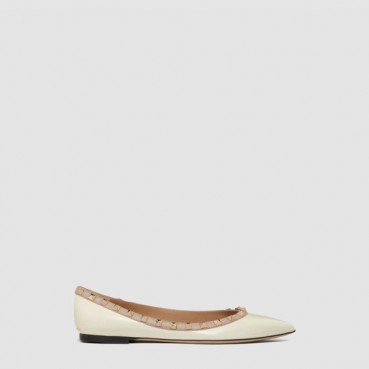 발렌티노 여성 락스터드 발레리나 - Valentino Womens Rockstud Ballerina 
