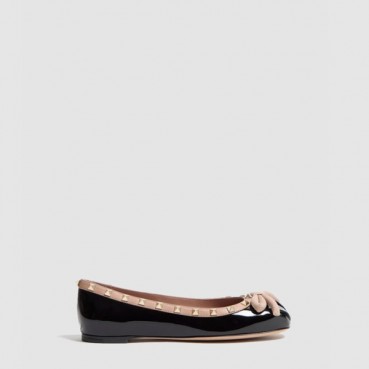 발렌티노 여성 락스터드 발레리나 - Valentino Womens Rockstud Ballerina 
