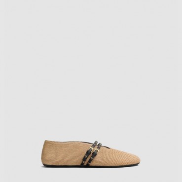 알라이아 여성 발레 플랫 슈즈 - Alaia Womens Ballet Flat Shoes 