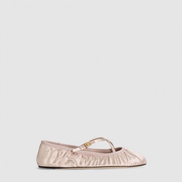 돌체앤가바나 여성 새틴 발레리나 플랫 - Dolce&Gabbana Womens Satin Ballet Flats 