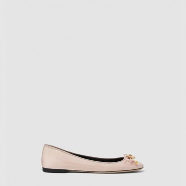 베르사체 여성 리본 에나멜 발레화 - Versace Womens Ribbon Enamel Ballet Shoes 