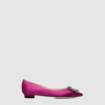 마놀로 블라닉 여성 항기시 플랫 - Manolo Blahnik Womens Hangisi Flat Shoes 