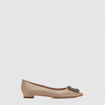 마놀로 블라닉 여성 항기시 플랫 - Manolo Blahnik Womens Hangisi Flat Shoes 