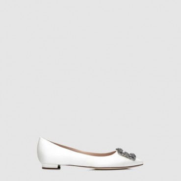 마놀로 블라닉 여성 항기시 플랫 - Manolo Blahnik Womens Hangisi Flat Shoes 