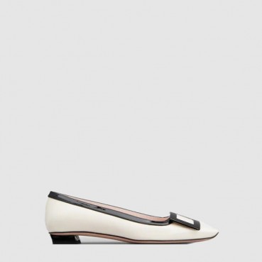 로저비비에 여성 벨 비비에 래커드 버클 발레리나 플랫 - Roger Vivier Womens Belle Vivier Lacked Buckle Ballerina Flat 