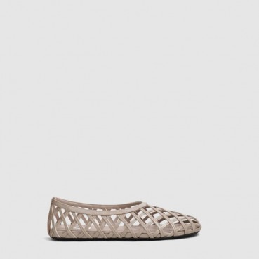알라이아 여성 페이던트 케이지 발레 플랫슈즈 - Alaia Womens Cage Ballet Flats 