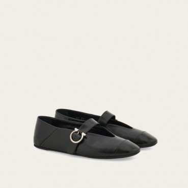 페라가모 여성 간치니 발레리나 플랫 슈즈 - Salvatore Ferragamo Womens Vara Ballerina Flat Shoes 