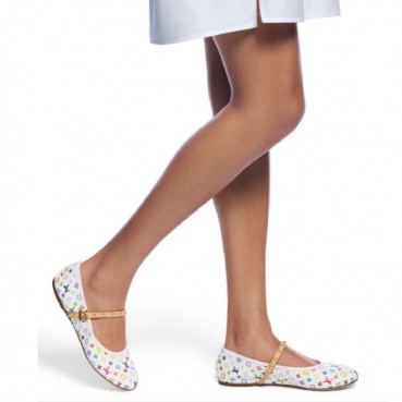 루이비통 여성 무라카미 리에디션 플랫 슈즈 - Louis vuitton Womens Murakami Re