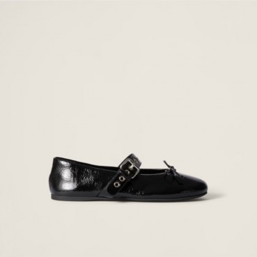 미우미우 여성 나파 발레리나 - Miumiu Womens Nappa Ballerina Plats 