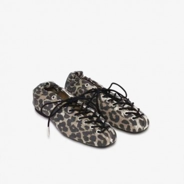 가니 여성 올레텍스 레이스업 발레리나 - Ganni Womens Oleatex Lace
