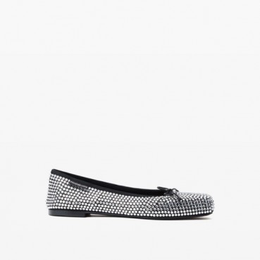 알렉산더왕 여성 빌리 새틴 크리스탈 플랫 슈즈 - Alexander Wang Womens Billie Flat