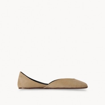 더 로우 여성 젬마 스웨이드 발레 슈즈 - The Row Womens Gemma Suede Ballet Shoes 
