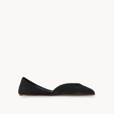 더 로우 여성 젬마 스웨이드 발레 슈즈 - The Row Womens Gemma Suede Ballet Shoes 