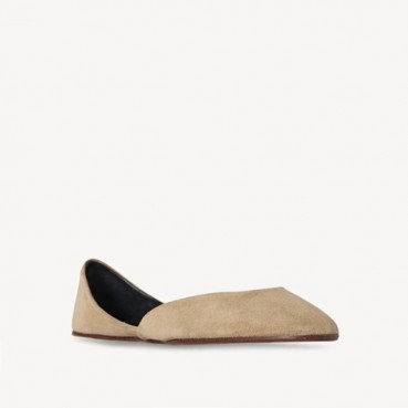 더 로우 여성 젬마 스웨이드 발레 슈즈 - The Row Womens Gemma Suede Ballet Shoes 