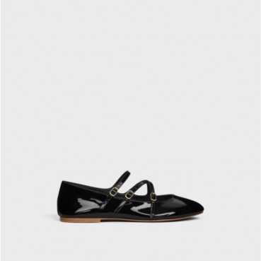 셀린느 여성 레 발레리나 크리스 크로스 베이비스 슈즈 - Celine Womens Les Ballerines Shoes 