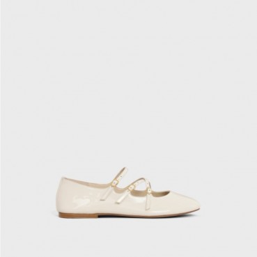 셀린느 여성 레 발레리나 크리스 크로스 베이비스 슈즈 - Celine Womens Les Ballerines Shoes 
