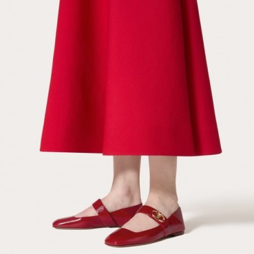 발렌티노 여성 로커 플렛 슈즈 - Valentino Womens Locker Flat Shoes 