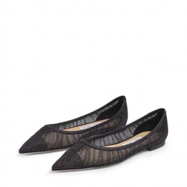 지미츄 여성 블랙 플렛 - Jimmy Choo Womens Black Flats 