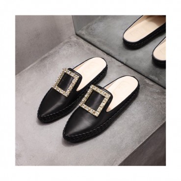 Roger Vivier 2021 Womne's Leather Mule,RVS0186 - 로저비비에 2021 여성용 레더 뮬,Size(225