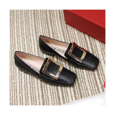 Roger Vivier 2021 Women's Leather Flat,RVS0184 - 로저비비에 2021 여성용 레더 플렛,Size(225