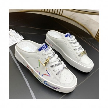 Golden Goose 2021 Women's Leather Mule,GGDBS0035 - 골든구스 2021 여성용 레더 뮬,Size(225