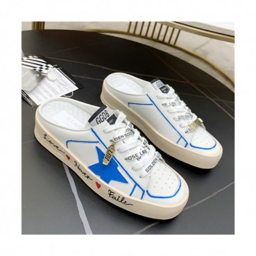 Golden Goose 2021 Women's Leather Mule,GGDBS0034 - 골든구스 2021 여성용 레더 뮬,Size(225