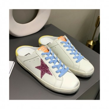 Golden Goose 2021 Women's Leather Mule,GGDBS0032 - 골든구스 2021 여성용 레더 뮬,Size(225
