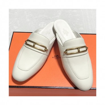 Hermes 2021 Women's Leather Mule,HERS0459 - 에르메스 2021  여성용 레더 뮬,Size(225