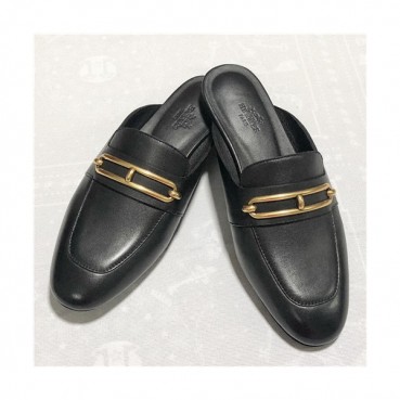 Hermes 2021 Women's Leather Mule,HERS0457 - 에르메스 2021  여성용 레더 뮬,Size(225