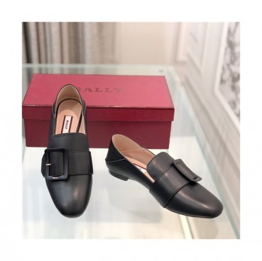 Bally 2021 Women's Leather Flat,BALS0166 - 발리 2021 여성용 레더 플렛,Size(225