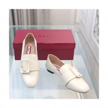 Bally 2021 Women's Leather Flat,BALS0165 - 발리 2021 여성용 레더 플렛,Size(225