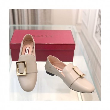 Bally 2021 Women's Leather Flat,BALS0163 - 발리 2021 여성용 레더 플렛,Size(225
