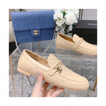 Chanel 2021 Women's Leather Mule,Flat,CHAS0611 - 샤넬 2021 여성용 레더 플렛,Size(225