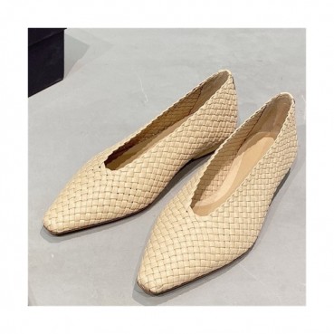 Bottega Veneta 2021 Women's Leather Flat - 보테가베네타 2021 여성용  레더 플렛,Size(225