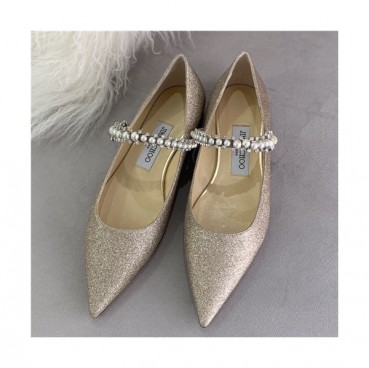 Jimmy Choo 2021 Women's Leather Flat - 지미츄 2021 여성용 레더 플렛,Size(225
