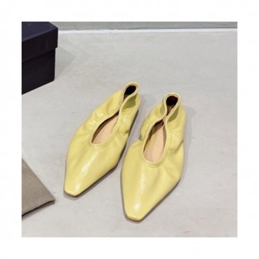 Bottega Veneta 2021 Women's Leather Flat - 보테가베네타 2021 여성용 레더 플렛,Size(225