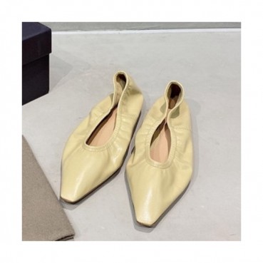 Bottega Veneta 2021 Women's Leather Flat - 보테가베네타 2021 여성용 레더 플렛,Size(225