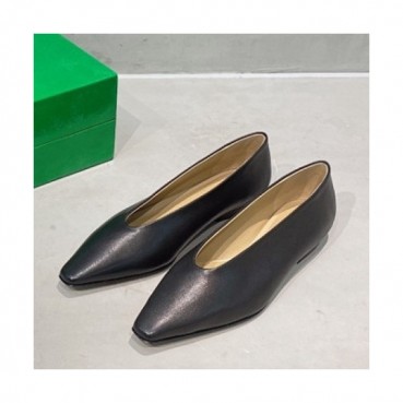 Bottega Veneta 2021 Women's Leather Flat - 보테가베네타 2021 여성용 레더 플렛,Size(225