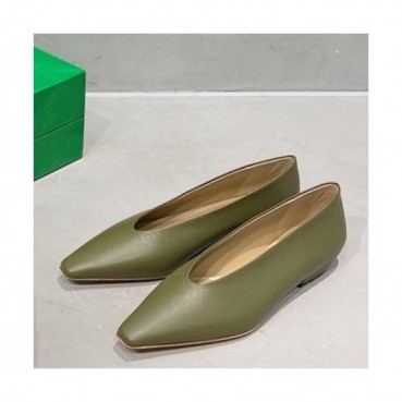 Bottega Veneta 2021 Women's Leather Flat - 보테가베네타 2021 여성용 레더 플렛,Size(225
