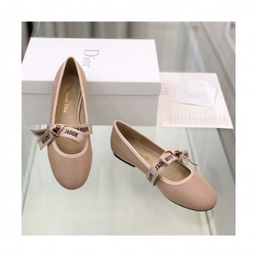 Dior Womens Leather Flat - 디올 2021 여성용 레더 플렛,Size(225