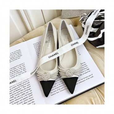 Chanel 2020 Women's Leather Flat - 샤넬 2020 여성용 레더 플렛,Size(225